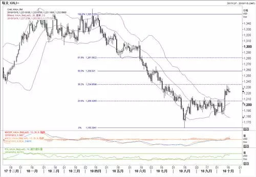 0.18号外汇分析，美议息纪要偏鹰，黄金小幅下调"