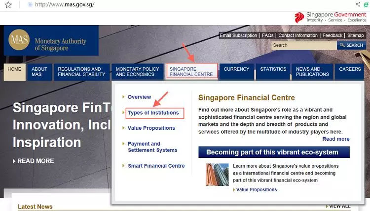 新加坡MAS监管查询，MAS监管的外汇平台有多少家