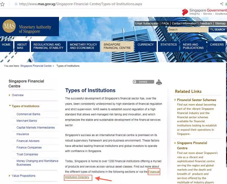 新加坡MAS监管查询，MAS监管的外汇平台有多少家