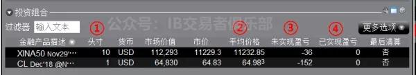 如何查看持仓、成本价、浮盈浮亏、平仓盈亏