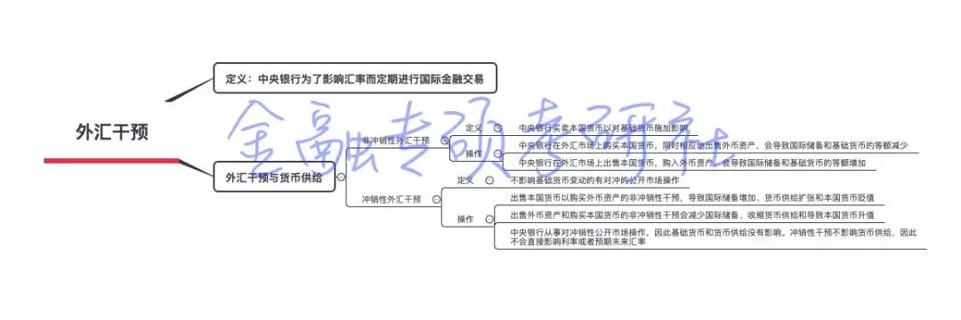 外汇干预（冲销性外汇干预与非冲销性外汇干预的定义）