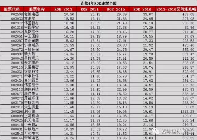 ROE技术指标是什么(巴菲特最爱)