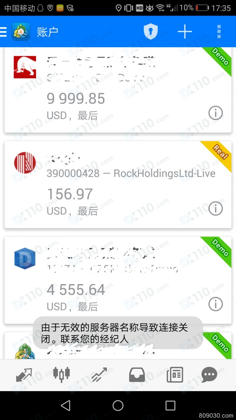 Rock Holdings无法登录帐户，不能出金，客服经理联系不上