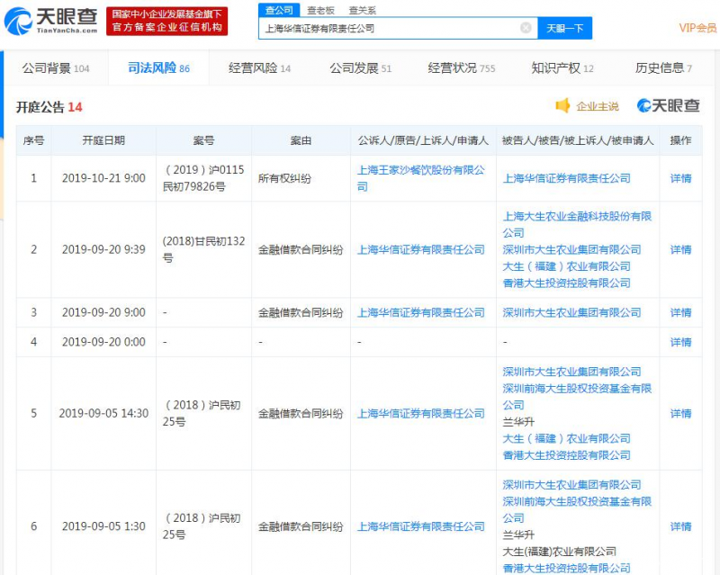 证监会撤销华信证券全部业务许可