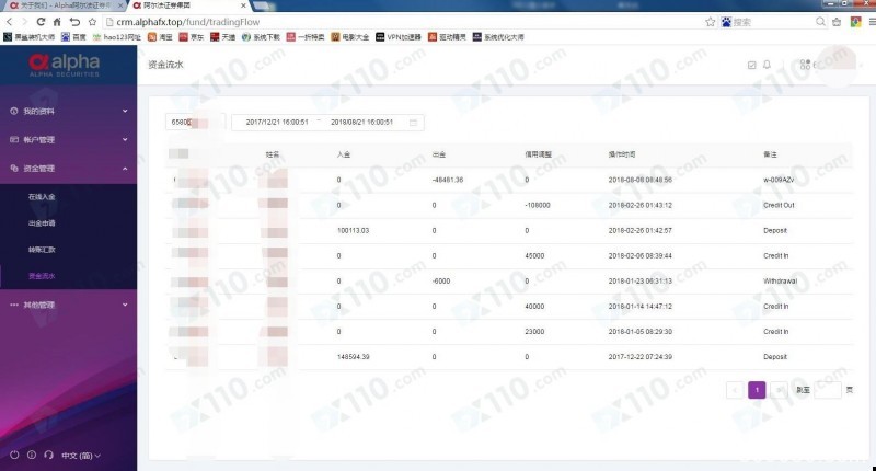 Alpha阿尔法证券账户尚有资金却无法出金