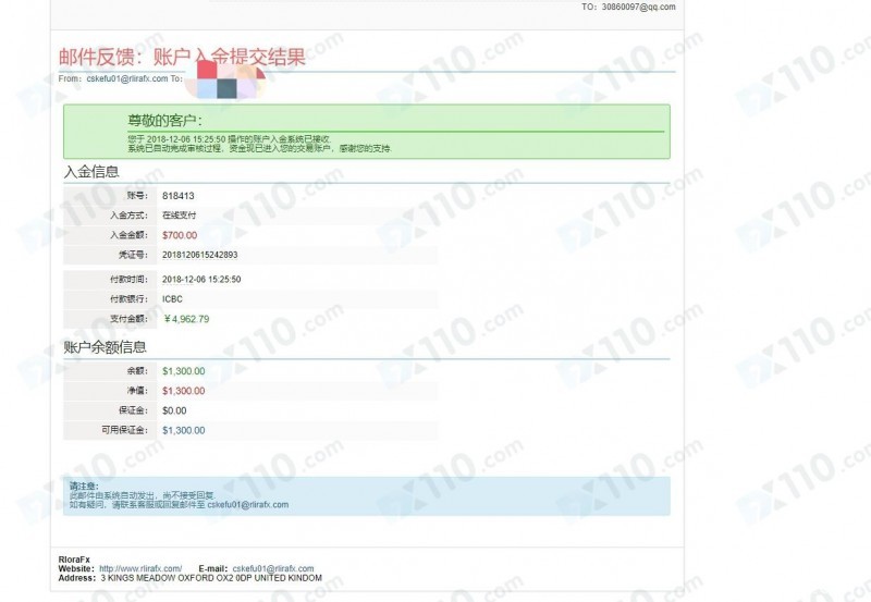 微信网友诱导我在RloraFx开户入金，代我操作亏损10多万