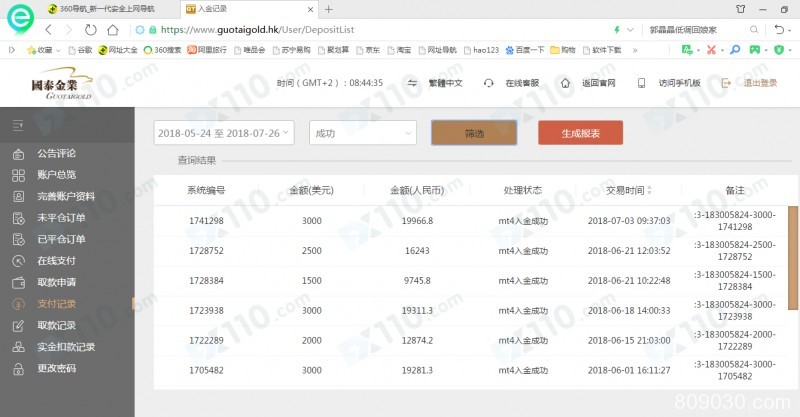 一个所谓资深分析师夸大收益带我在国泰金业喊单并代客操作，期间不断鼓动加大投资资金