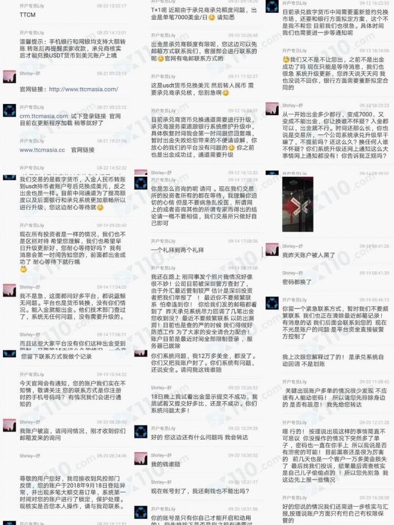 跟着微信老师进Traders Trust喊单交易亏损严重，中途想申请出金被阻拦，后账户被人刷单操作资金全部亏空