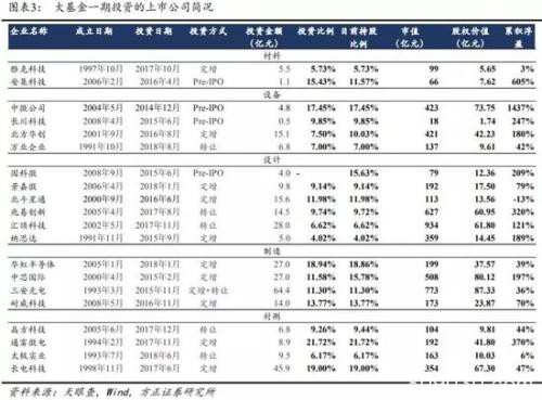 大基金多只股赚翻了 2000亿“子弹”下一步投向哪？