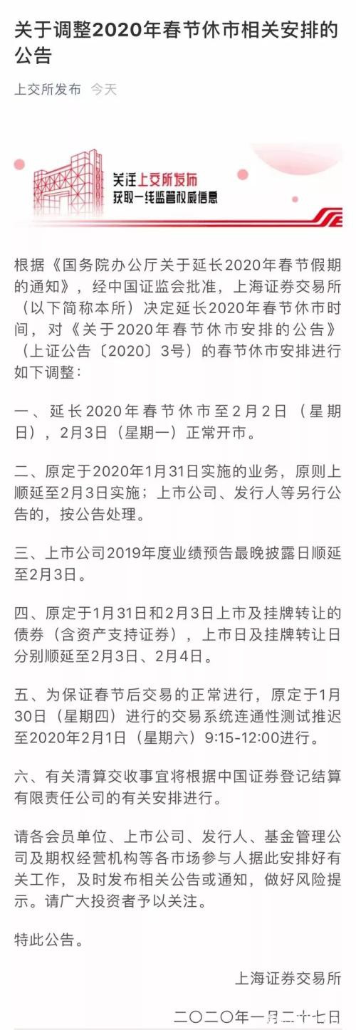 官宣！A股确认延迟开市 华尔街昨夜被暴跌吓懵了……