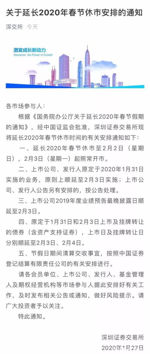 官宣！A股确认延迟开市 华尔街昨夜被暴跌吓懵了……