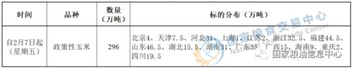 296万吨政策性玉米来了！2月7日竞价挂牌交易