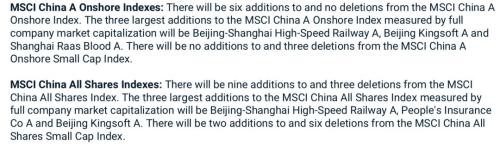 3只A股新纳入MSCI 北向资金持续抄底这些股