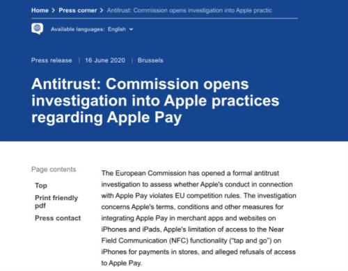 欧盟委员会再次对苹果反垄断调查 30%的“苹果税”动了谁的奶酪？