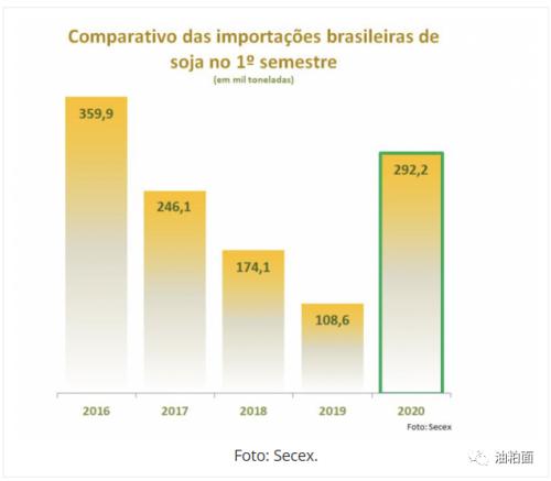 巴西开始进口大豆，因国内供应紧张